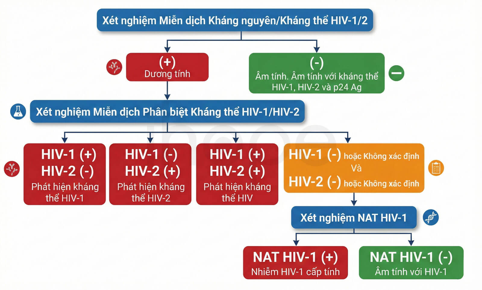 Qui trình xét nghiệm HIV cải tiến của CDC
