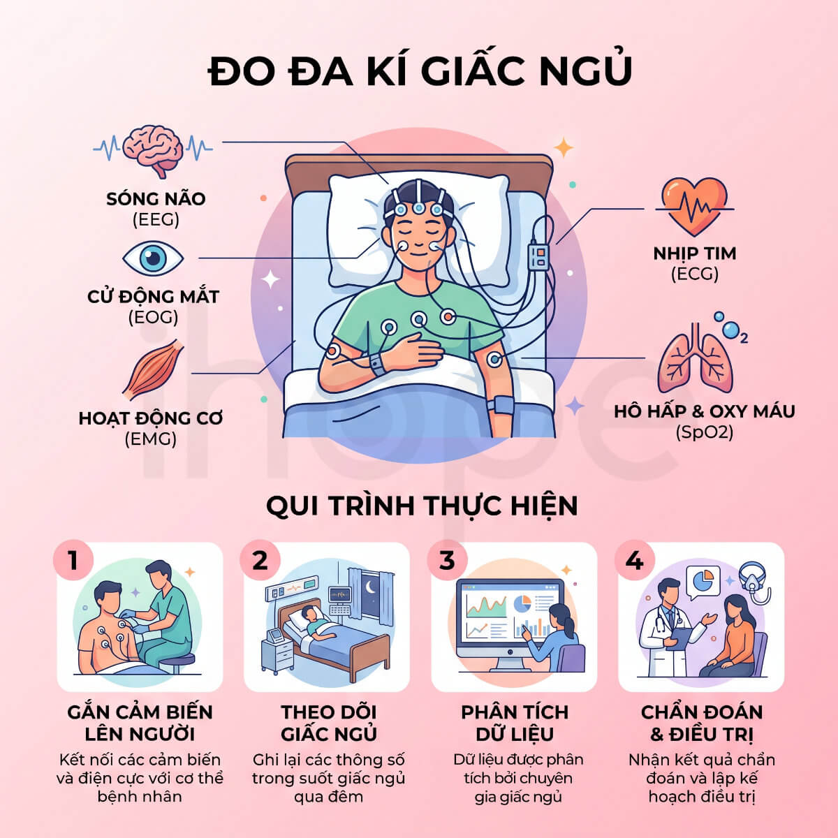 Qui trình đo đa kí giấc ngủ